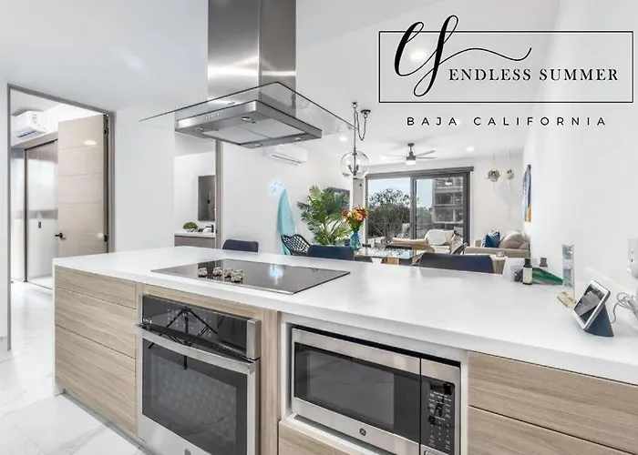 Endless Summer - Award Winning 2Bed 2Bath Condo - Heated Rooftop Pool With Ocean Views - Gym - 5Min Walk To Beach - Fiber Internet - Sleeps 6