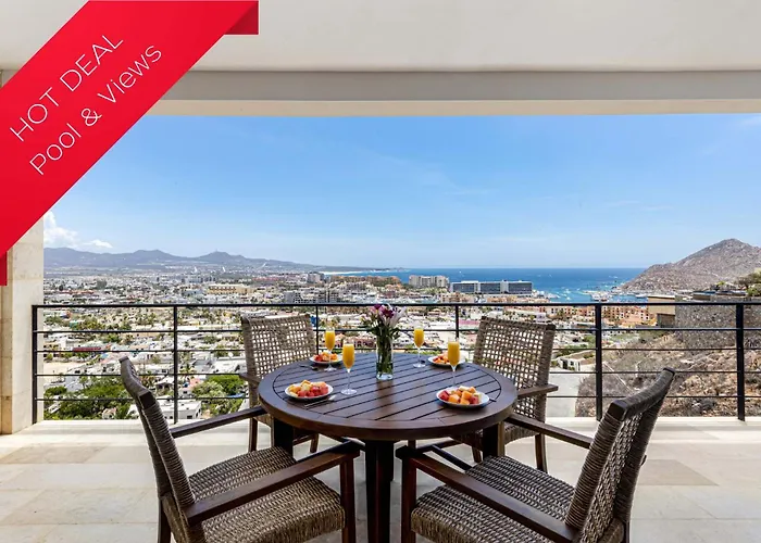 Stunning Ocean Views & Walk To Cabo Marina